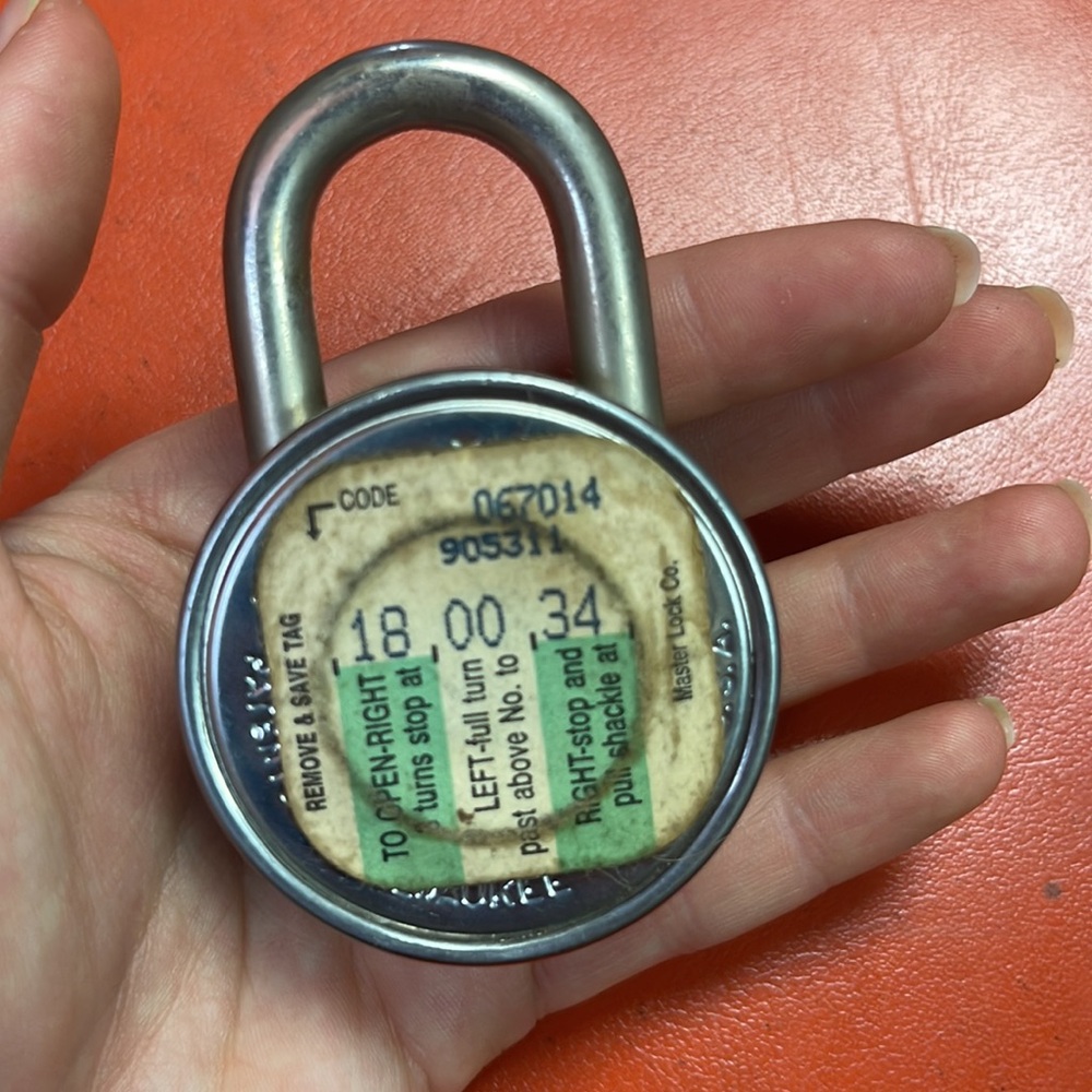 Combination Master Lock - Picture 2 of 2